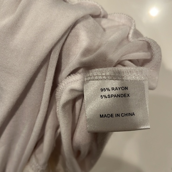 Shana SZ Med layering ivory camisole with ivory embroidery on scalloped mesh - Picture 7 of 8